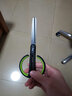 飞兹(fizz)带刻度特氟龙剪刀/防粘不锈钢办公剪刀防水防污弧形省力居家拆快递剪纸剪刀 绿色FZ212003 实拍图