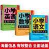 小学语文基础知识大全+小学数学基础知识大全+小学英语基础知识大全（套装3册）小学1-6年级人教通用版一二三四五六年级资料包大集结基础知识集锦知识点汇总归纳学习资料工具书小升初知识汇总 实拍图