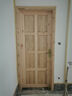 老式实木杉木原木门仿古门窗套装门房间卧室厨房卫生间折叠推拉门 8805款标门200*80CM不含门套 实拍图