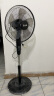 志高（CHIGO）电风扇落地扇家用台式夏天小宿舍遥控立式摇头工业大风力电扇 16英寸遥控五叶7.5H定时1.7米线 实拍图