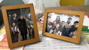 森淼实木6寸照片相框摆台挂墙a4画框装裱外框木质空框定制桌面摆件 胡桃色-支持定制 7寸挂摆两用-可放12.7*17.8cm 实拍图
