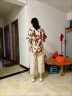 俞兆林妈妈夏装套装中老年女装洋气质中老年雪纺衫女上衣服母亲节礼物 米色 2XL(105-120斤） 晒单实拍图