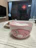 满朝佳三丽鸥碗陶瓷餐具吃米饭碗家用汤面碗可爱卡通单个大碗高颜值餐具 4.5英寸米饭碗【美乐蒂】 实拍图
