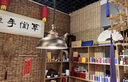 恋尚灯饰复古工业风咖啡厅餐厅酒吧台loft创意个性饭店理发廊铁艺锅盖吊灯 30CM直径古铜色 LED光源30瓦暖光 实拍图