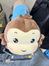 艺乐坊毛绒玩具猴子抱枕公仔女生睡觉陪睡夹腿娃娃可爱大号女孩生日礼物 棕色圆眼猴 100cm 实拍图