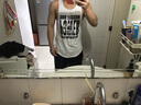 MUSCLEDOG 肌肉狗背心男 夏季宽松无袖快干吸汗坎肩运动健身训练 白色 L 实拍图