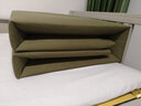 三五八五 学生军训棉被子单人宿舍军绿棉花褥子被褥热熔被 激光定型帆布被 浅绿色 优质面料 实拍图