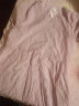 三彩名莎法式连衣裙女2023夏季新款高级感气质名媛刺绣收腰天丝裙子和吊带 紫色裙子 [偏粉] XL [120-135] 晒单实拍图
