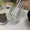 FU+玻璃杯男士商务泡茶杯带茶隔 茶杯耐热便携 高档商务礼品定制杯子 睿-双层深海蓝310ML 实拍图
