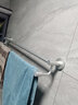 贝斯（BEISi）毛巾架浴巾架 太空铝毛巾挂架 浴室毛巾杆 卫生间挂件 加粗双杆 总长度50cm 实拍图