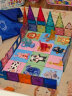弥鹿（MiDeer）儿童钻面彩窗磁铁拼插玩具彩窗磁力片40片-奇幻森林儿童节礼物 实拍图