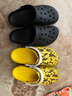 卡骆驰（CROCS）洞洞鞋贝雅男鞋夏季新款男士沙滩鞋凉鞋拖鞋女鞋 10126-001/黑色（尺码偏大） 42 -43(270mm) 实拍图
