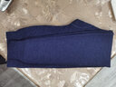 恒源祥羊毛裤男100%纯羊毛打底裤秋冬季男女加厚修身防寒男款棉裤保暖裤 中厚-全羊毛牛仔蓝 3XL 男-185 实拍图