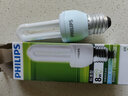 飞利浦（PHILIPS）节能灯泡标准型客厅卧室台灯吊灯高亮光源U型E27大螺口照明电灯泡 【E27-2U】8W-白光6500K 实拍图