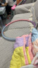 马丁兄弟 儿童呼啦圈幼儿园小学生初学者软海绵表演圈 马卡龙拼色60cm  六一儿童节礼物 实拍图