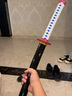 古羽鬼灭之刃日轮刀周边日本竹刀木刀带鞘练习动漫男女生cosplay舞台表演装饰道具模型礼品玩具刀 富冈义勇-蓝刃款 无附带 实拍图