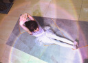 智友伴女童舞蹈服装儿童演出服夏季短袖公主蓬蓬裙跳舞练功表演服 Z7707紫色 160cm（适合身高150-160cm） 晒单实拍图