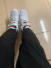 李宁板鞋高帮小白鞋男秋冬季滑板鞋百搭休闲鞋耐磨防滑运动鞋 公牛红 41 实拍图