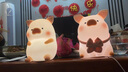 九木杂物社LuLu猪拍拍灯夜灯可爱卧室创意情侣生日潮玩摆件小夜灯生日礼物 夜明珠+掌中猪 实拍图