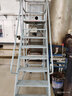 皇球仓库登高梯移动平台超市登高车带轮刹车货架取货理货梯灰白1.8米 实拍图