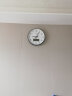 天王星（Telesonic）挂钟客厅钟表家用自动对时钟万年历温度挂表挂墙免打孔电波钟36cm 晒单实拍图