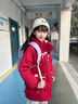 Back care书包小学生护脊减负双肩背包高颜值大容量书包公主紫/B25-162B 实拍图