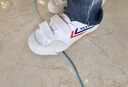 飞跃武术鞋运动鞋训练帆布鞋田径鞋男女儿童学生中考体育小白鞋魔术贴 魔术贴白色 29 码偏大/选小一码 实拍图