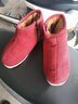 红青百年冬季棉鞋女保暖传统中式老北京棉布鞋中老年家居加绒加厚妈妈棉鞋 枣红 38 （适合36的脚穿） 实拍图