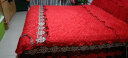 布里诺家纺 天鹅绒床上四件套加绒加厚保暖被套罩夹棉床裙4件套床上用品 皇家风范-大红 1.8X2米床四件套(被套2x2.3米) 晒单实拍图