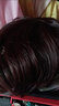 首品假发女头顶遮白发假发片真发头顶补发片女一片式轻薄透气补发快 加大(7*10)深棕色20厘米+套装 实拍图