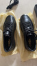 金利来（Goldlion）男鞋男士休闲鞋时尚简约舒适透气轻便板鞋G539330338AAA黑色40 实拍图