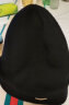 玖慕（JIUMU）纯羊毛帽子女秋冬季保暖毛线帽女士针织帽月子帽冬天防寒帽 MY070 墨黑色 晒单实拍图