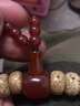 纳悟 红玛瑙三通藏式佛头配饰 金刚星月菩提手串佛珠念珠散珠配件diy 红玛瑙佛头14mm 实拍图