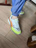 回力瑞赤兔Pro儿童专业跑步鞋男秋季皮面防水中7大童学生版轻便运动跑鞋 白桔绿【送太空手表】 网面透气 36 实拍图