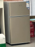 【尾货机】志高（CHIGO）【送货上门】冰箱 家用双门小冰箱冷藏冷冻电冰箱 立体制冷 53P138双门【两天一度电】金色 实拍图