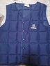 巴布豆儿童马甲宝宝秋冬季棉上衣男童外穿背心女童可爱小童内搭冬装 藏青 130 实拍图