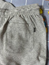 Converse匡威儿童装男童裤子春秋儿童运动裤小学生修身梭织长裤季束脚裤子 岩岭灰-春秋毛圈 24批 160 /69 【建议身高158-170cm】 实拍图