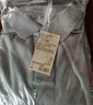 MUJI女式 凉感珠地网眼POLO衫 休闲百搭 纯色 BBE91C3S 摩卡棕 L-XL 实拍图