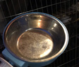 柒哦猫碗狗碗双碗防打翻悬挂式宠物食盆不锈钢挂笼子猫粮饭盆兔子碗 青春蓝大号【含不锈钢碗】 悬挂式猫碗 实拍图