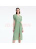 歌莉娅   夏季  假两件茶歇式连衣裙  1B5C4K420 67D绿色印花 M 晒单实拍图