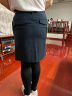 哈吉斯（HAZZYS）女装 春秋半身裙女时尚H型基本短裙ABQST02CT01 藏青色NV 155/68A 36 晒单实拍图