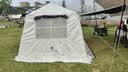 牧高笛（MOBIGARDEN）帐篷户外露营便携自动速开防雨防晒大空间屋型黑胶帐篷假日山居 山居5.9(升级黑胶版)晨雾白 实拍图