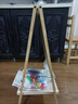 儿童画画板小黑板家用学生支架式写字板黑板墙贴可擦写小学生玩具 E款磁性双面固定款【超值礼包】 实拍图