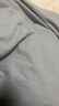 素时代60S四件套纯棉 100%全棉抑菌床上四件套床单被套标准 蓝灰 实拍图