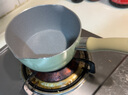 苏泊尔（SUPOR） 宝宝辅食锅婴儿辅食锅煎煮一体儿童蒸煮锅不粘奶锅麦饭星石套装 薄荷绿【奶锅+蒸屉+木铲】 16cm 实拍图