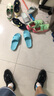 JDOV专利防滑拖鞋老年人孕妇男女防水防滑油夏季浴室内洗澡冲凉居家用 浅蓝色（专利防滑拖鞋） 37-38 实拍图