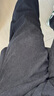 MMOPTOP灯芯绒裤子男冬季加绒日系复古宽松垂感阔腿休闲裤8302JR黑色XL 实拍图
