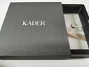 卡蒂罗（KADER）夜凉如水925银男士耳环男生戒指耳饰耳夹送男友 男一对 实拍图
