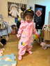 柠檬宝宝儿童卡通立体造型雨鞋男女童防滑雨靴中大小童幼儿园小孩防水靴 蒂娜彩虹星星兔 24 内长16CM 实拍图