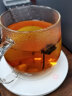 忆壶茶（YIHUTEA） 茶杯玻璃杯茶水分离泡茶杯 带过滤花茶杯 家用耐热装开水杯子 【保温套装】蘑菇杯+75℃杯垫 实拍图